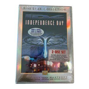 Independence Day DVD Five Star Collection 2-Disc Set Will Smith Brand New